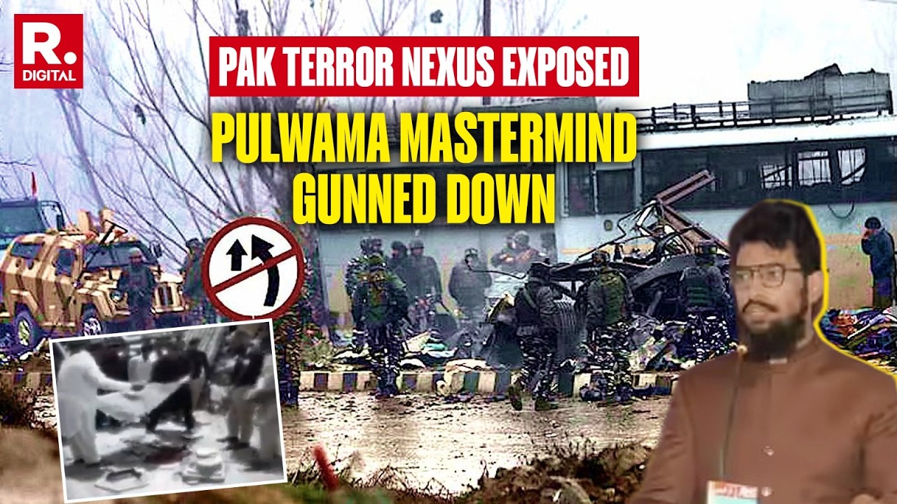 Pulwama Mastermind Hamza Burhan Gunned Down in Muzaffarabad; Pakistan's Terror Nexus Exposed