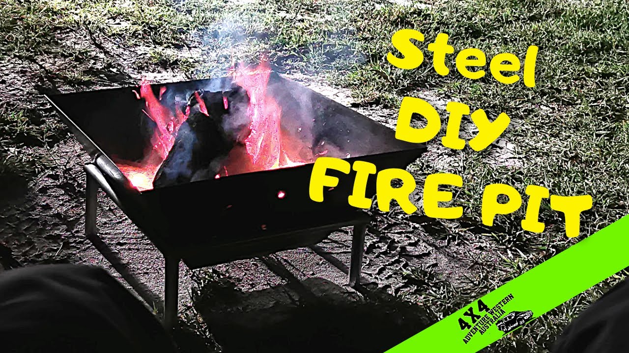 How to make a DIY STEEL FIRE PIT from SIMPLE materials