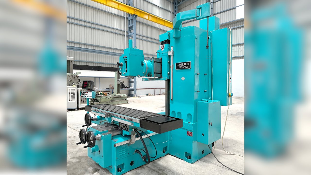 Rambaudi Italy Bed Type Milling Machine - Table 1600 mm x 510 mm