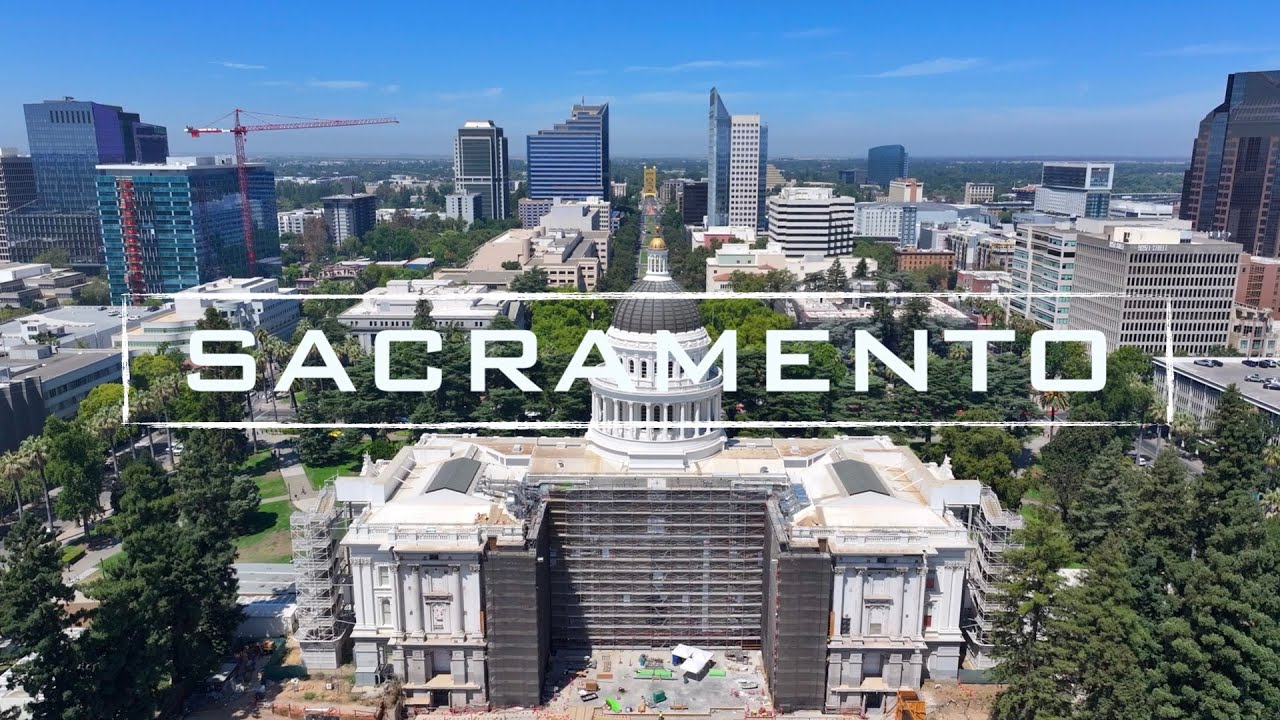 Sacramento, Capital of California | 4K Drone Video