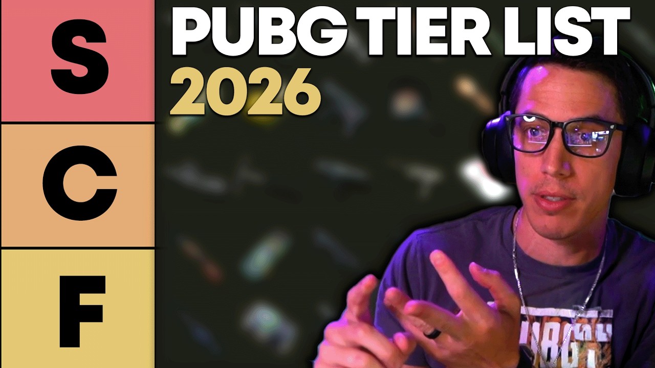 PUBG WEAPON TIER LIST - UPDATED 2026