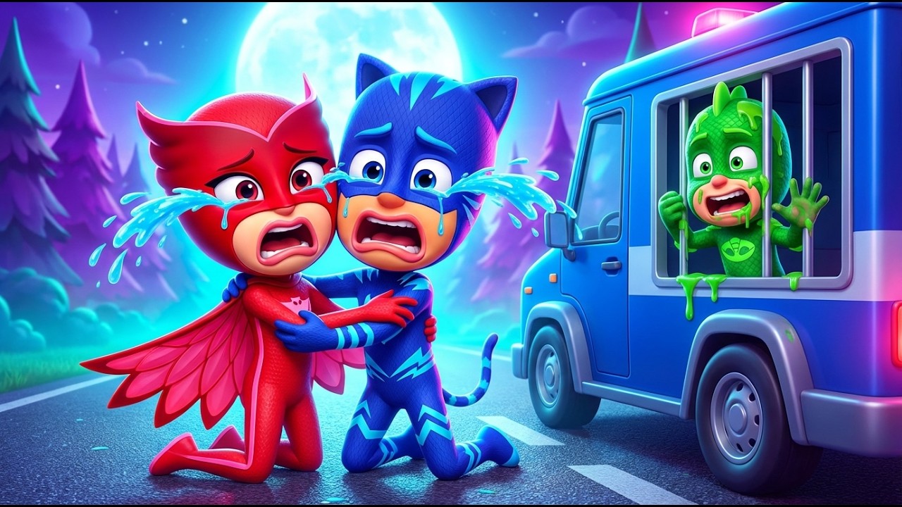 😱🚨 Gekko Turns Into A GREEN SLIME MONSTER! 🤢💚Catboy & Owlette Are Crying | Funny PJ Masks Animation