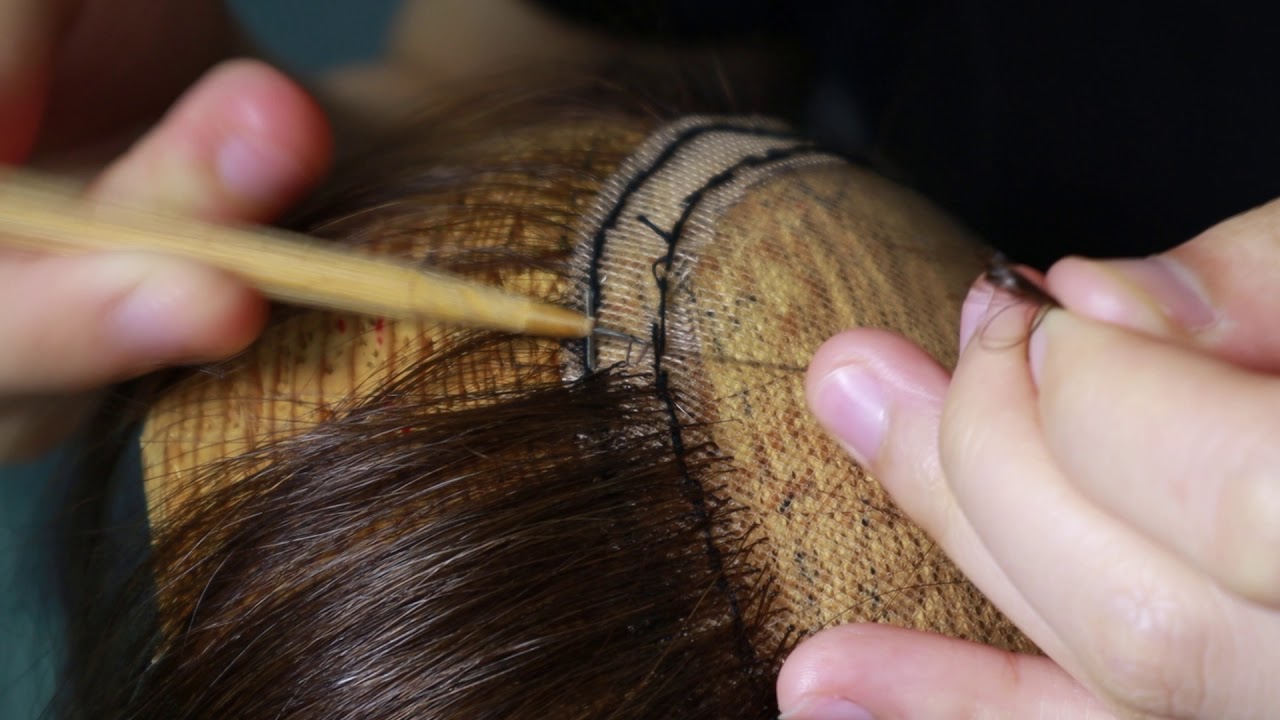 麗明珠真髮中心 - 想了解 Hair piece 假髮織造過程嗎 ?