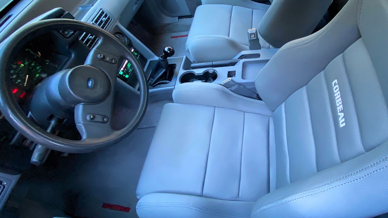OLD SCHOOL FRESH!  (((CORBEAU GTS II Seats In Foxbody)))