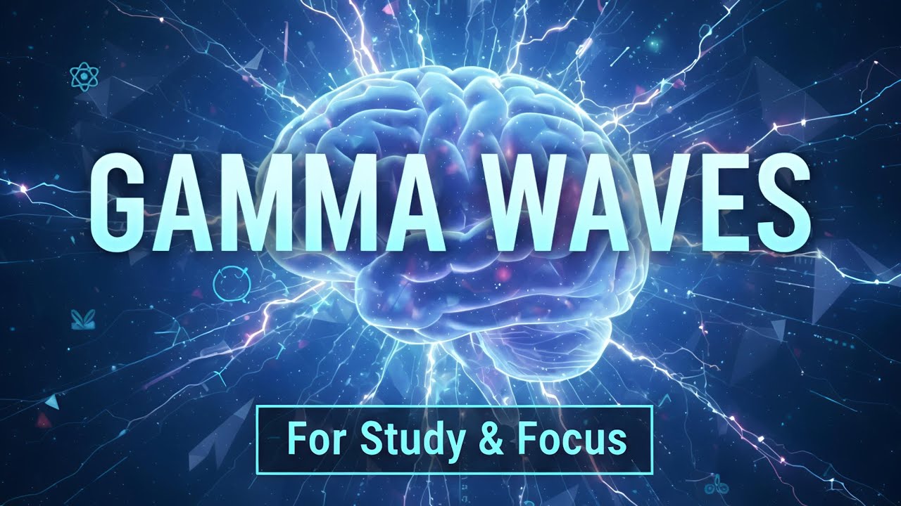 40Hz Gamma Waves | Super Focus & Memory Booster | Study, Concentration & Brain Power Music