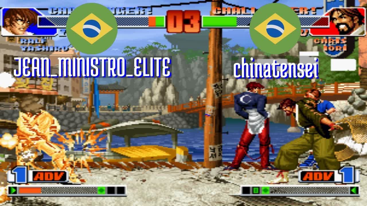 FT3 @kof98: JEAN_MINISTRO_ELITE (BR) vs chinatensei (BR) [King of Fighters 98 Fightcade] Dec 13