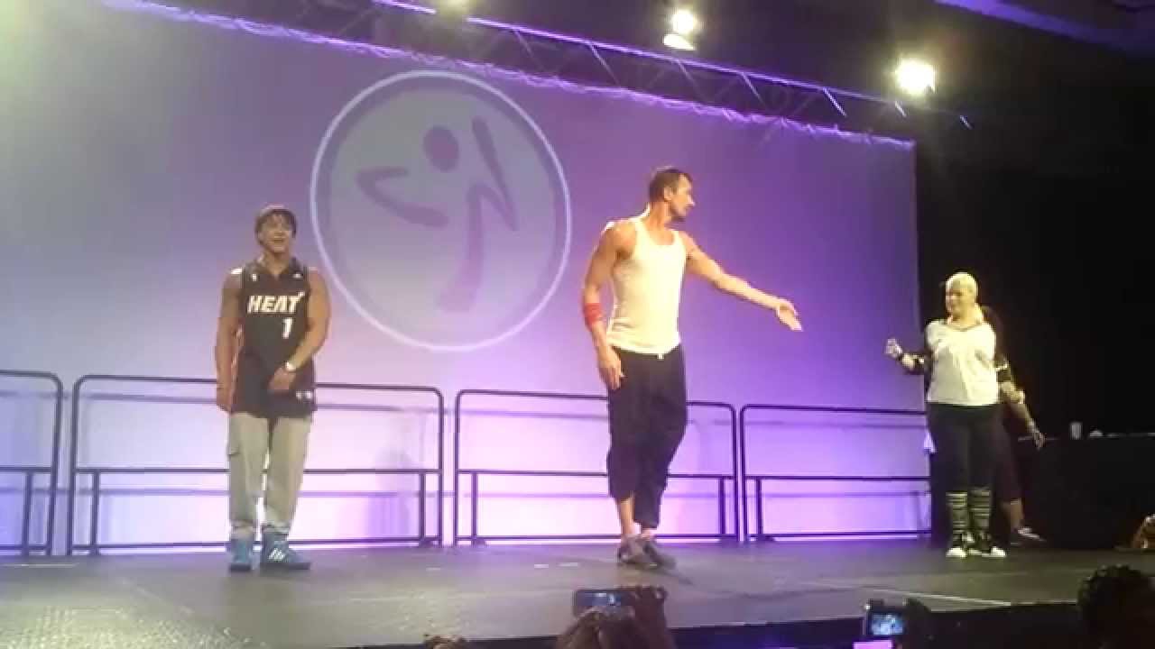 Zumba&reg; convention Orlando 2013 - Beto , Steve Boedt and Shari Huyers on stage
