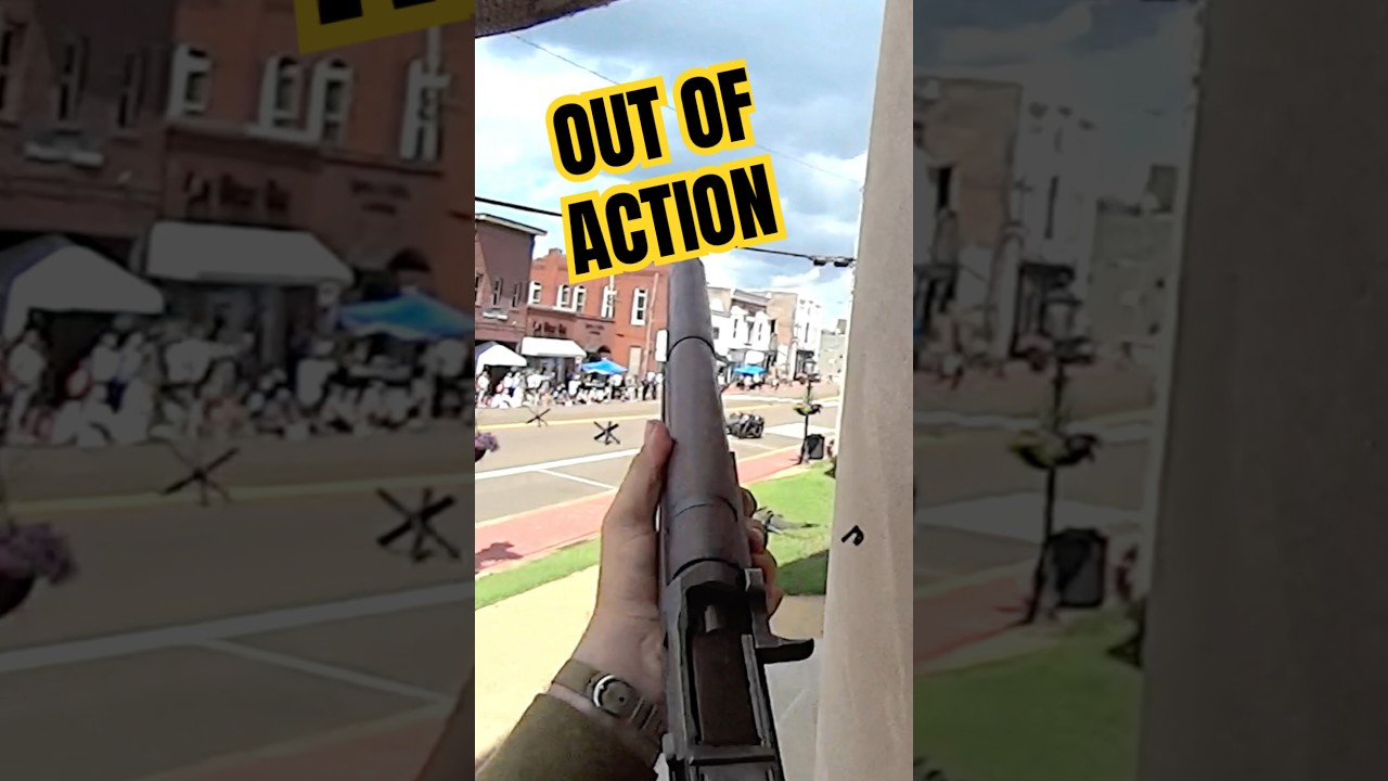 M1 Garand Bolt Blow Up During WWII Re-enactment! #ww2 #soldier #reenactment #m1garand #malfunction