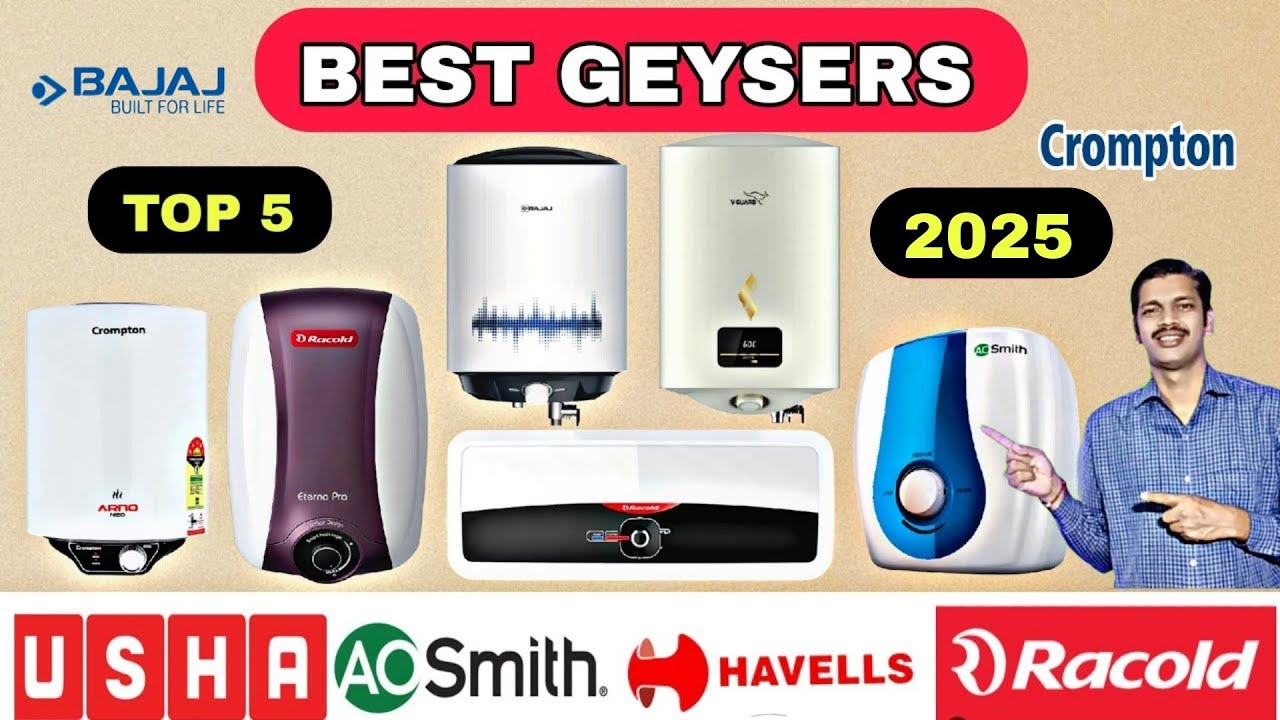 Best Geysers In 2025 India ⚡ Top 5 Best Water Heaters In 2025