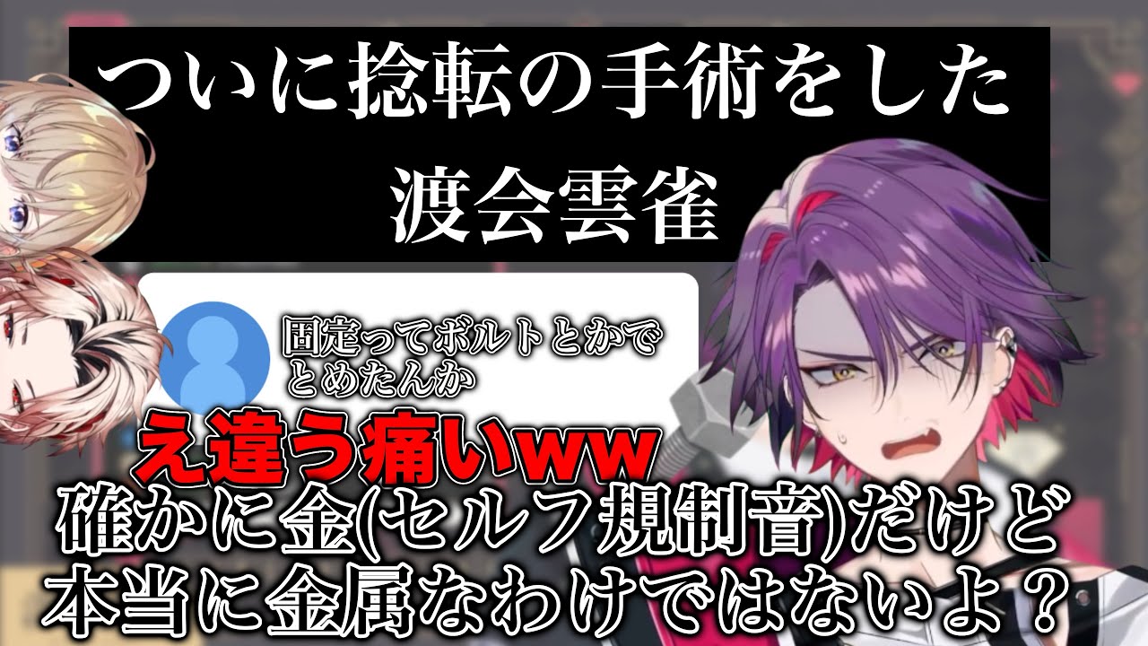 【完全体】ようやく例の手術をした渡会雲雀【渡会雲雀/にじさんじ切り抜き】