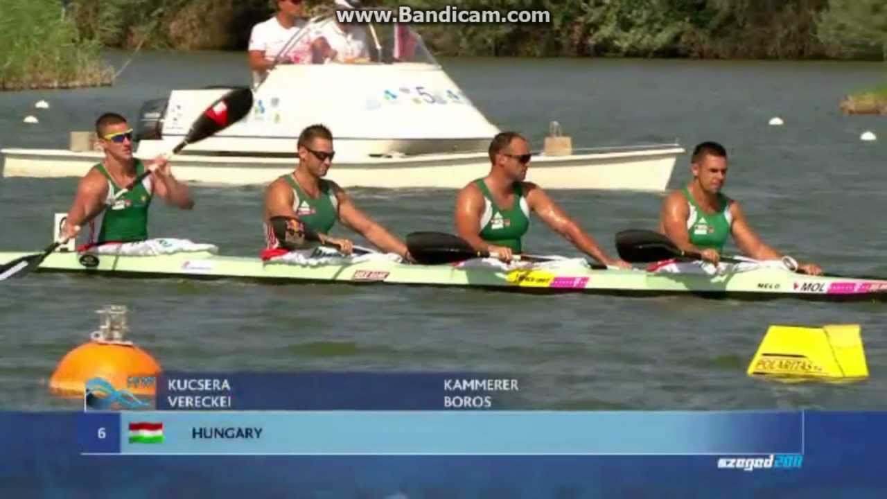 Szeged World Championship Canoe Sprint K4 1000m Men Final 2011