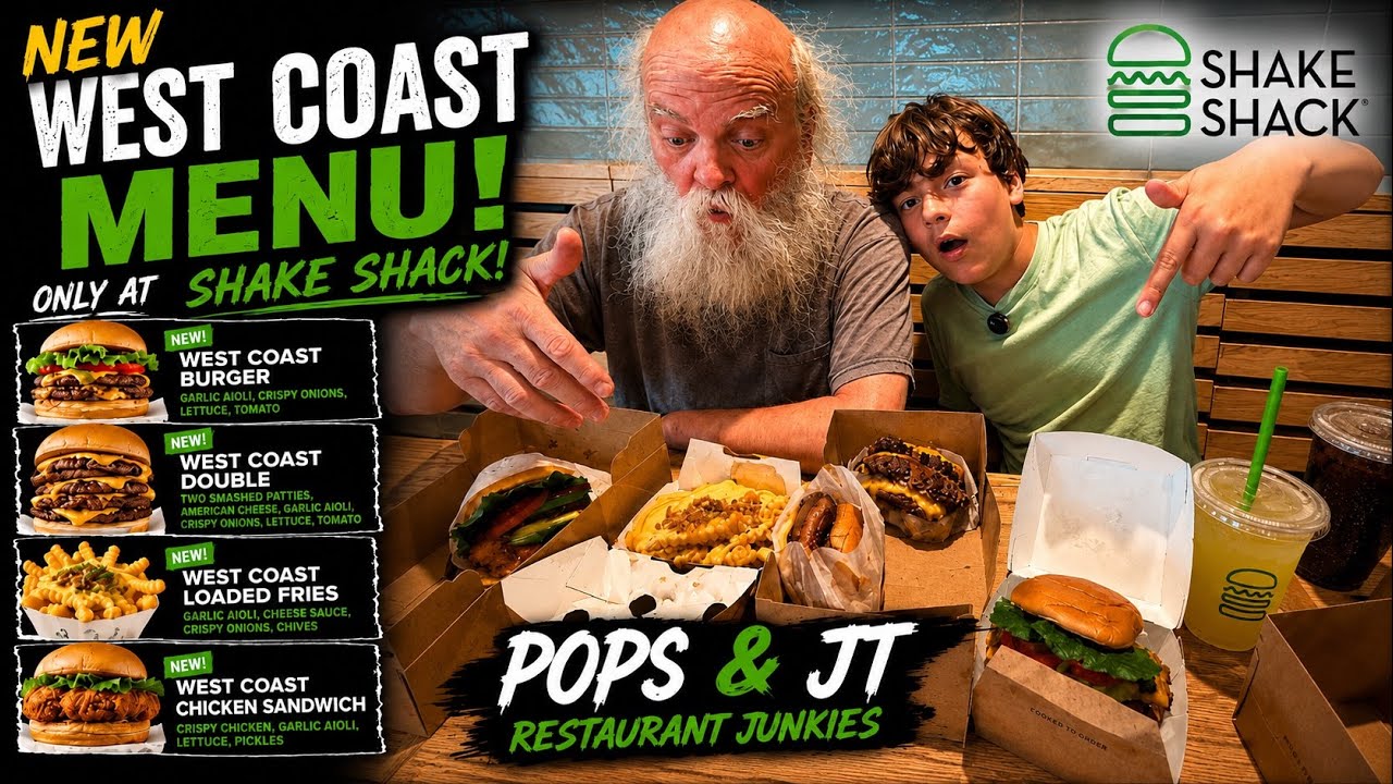We Tried EVERY NEW Shake Shack West Coast Item! | Restaurant Junkies