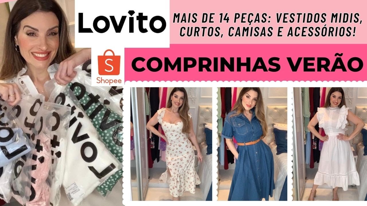 Comprinhas verão LOVITO: + de 14 peças incluindo vestidos MIDIS e as blusas mais elegantes do site.