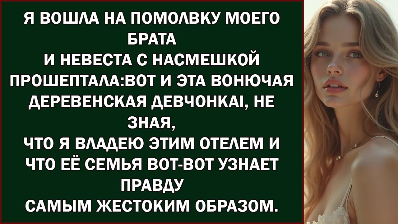 Они насмехались надо мной на помолвке моего брата а потом я рассказал,что владею компанией,в кото
