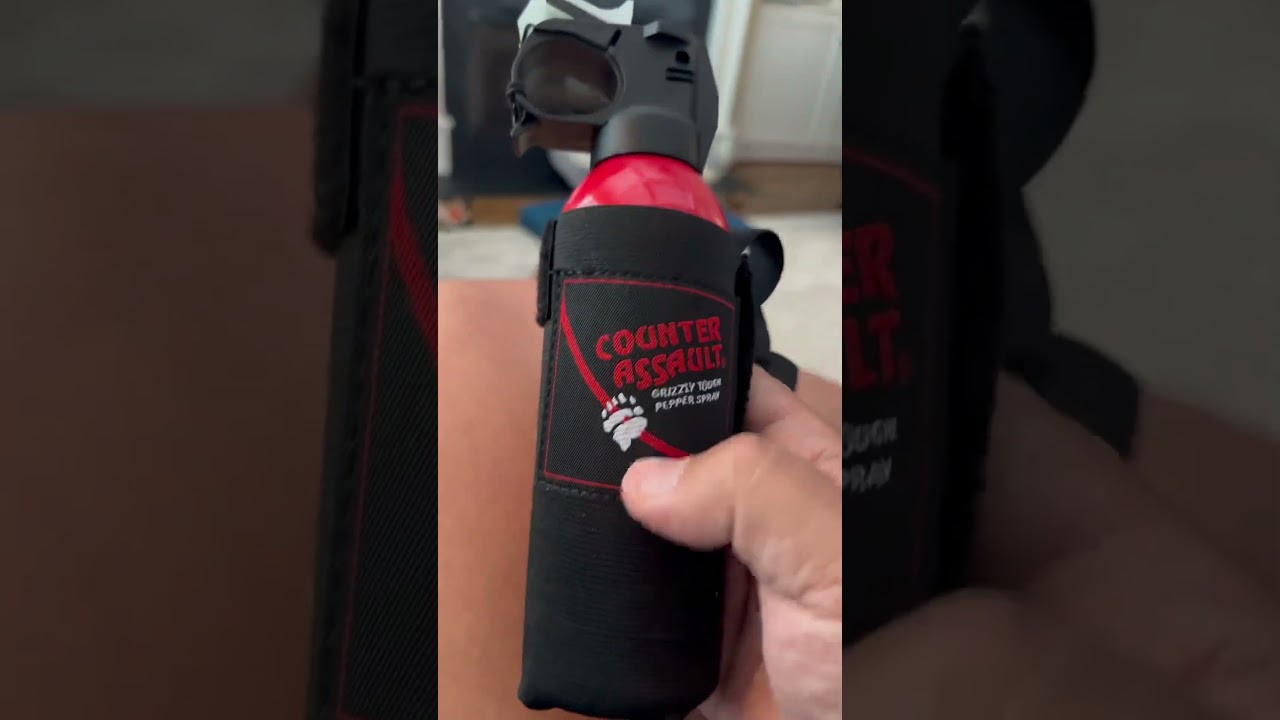 Bear spray for the trip through the 