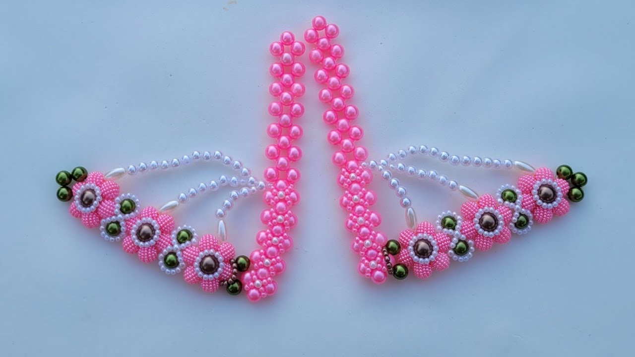 Trama de Pérolas Baby - Chinelos Bordados