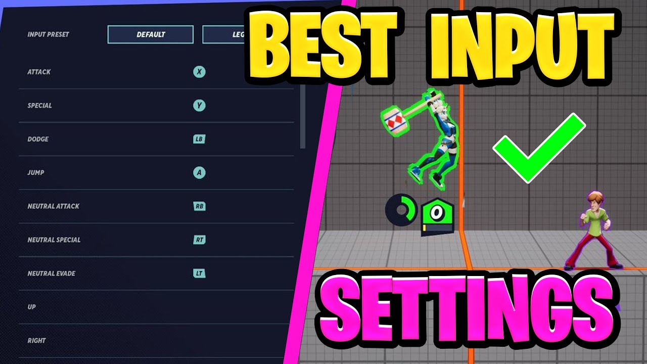 Multiversus BEST INPUT SETTINGS (Netural Dedicated Buttons)