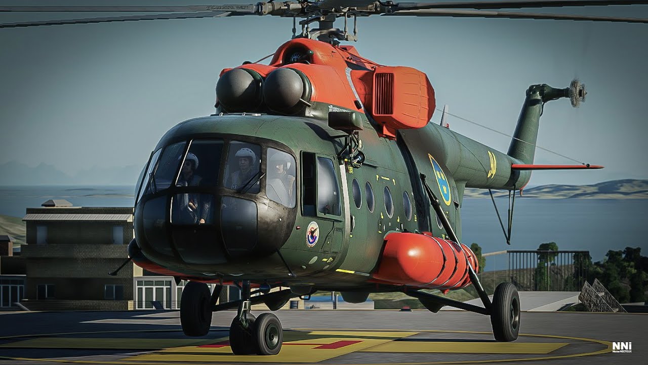 DCS MI8-MTV2 Fictional Försvarsmakten helicopter repaint