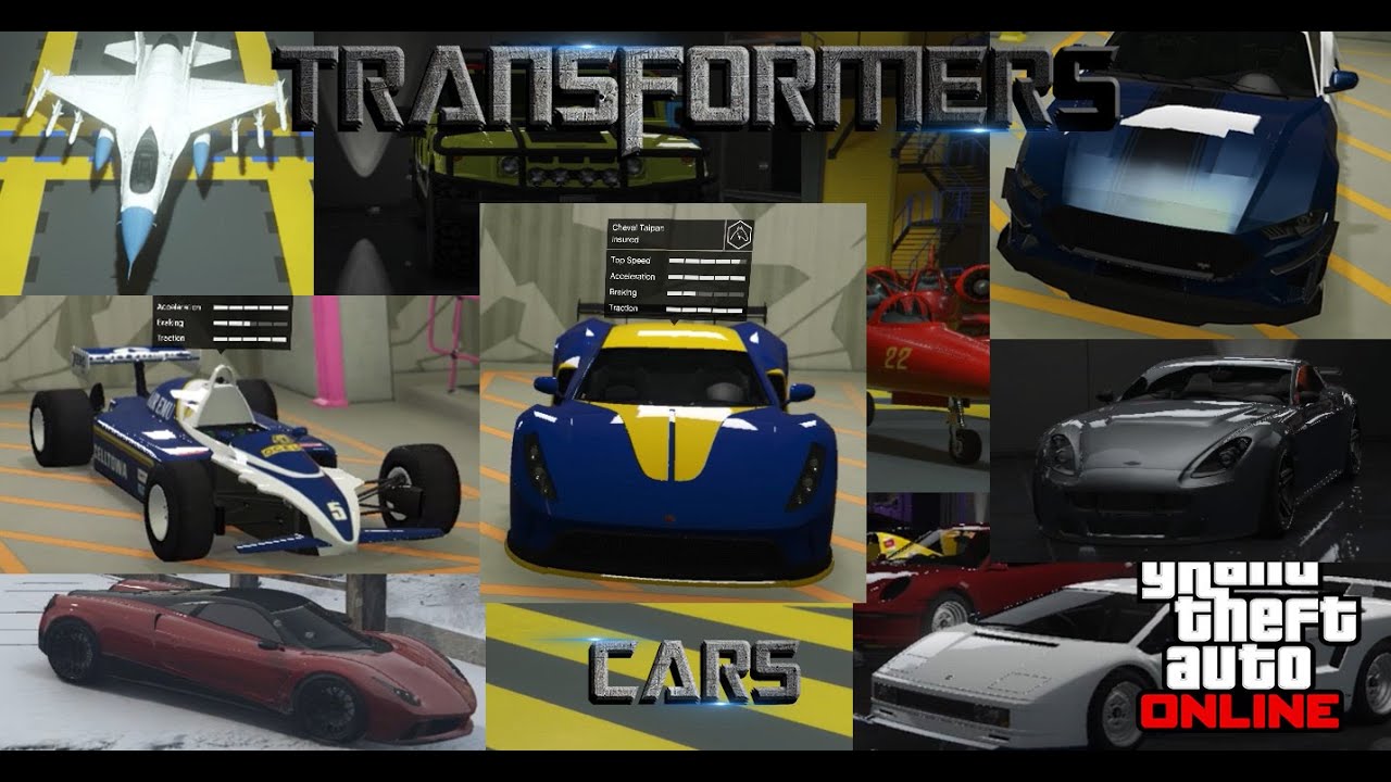 All Transformers cars and vehicle in GTA Online  - My collections so far 1#