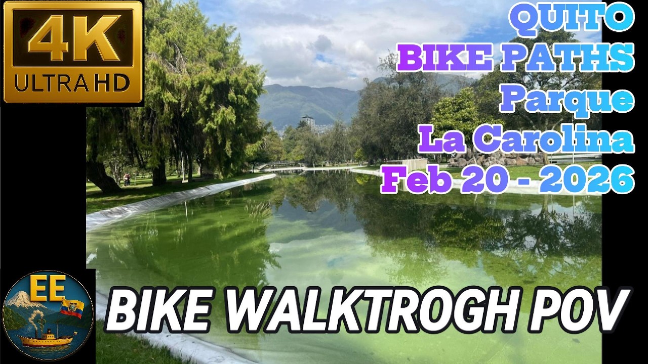 Relaxing Bike Ride: Parque La Carolina (Quito) | POV 4K60 | Feb 20, 2026