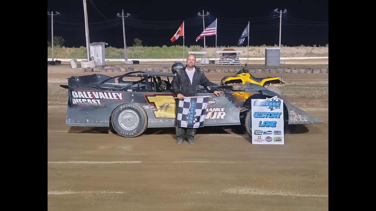 Bill Taylor #1 - The Dirt Track at Genesee 8/16/2025 RUSH Late Models - Heat and First Feature Win!