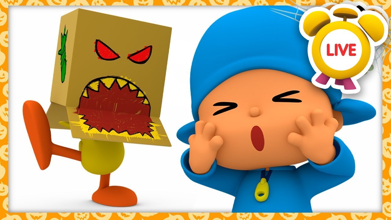 Sustos | DESENHOS ANIMADOS INFANTIS para crianças | Pocoyo ao VIVO