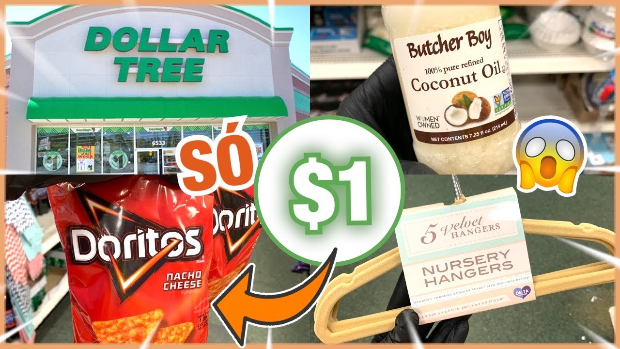 COMPRAS NA LOJA DE $1 - DOLLAR TREE NOS EUA - TUDO VOLTANDO AO NORMAL 🙌🏼