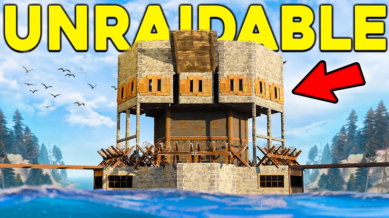 Rust - Living in a 99.8% Unraidable Solo Base..