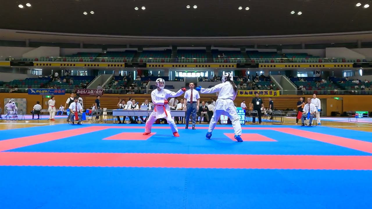 女子個人組手-68kg 2回戦 西川樺恋選手 第56回関東空手道選手権大会