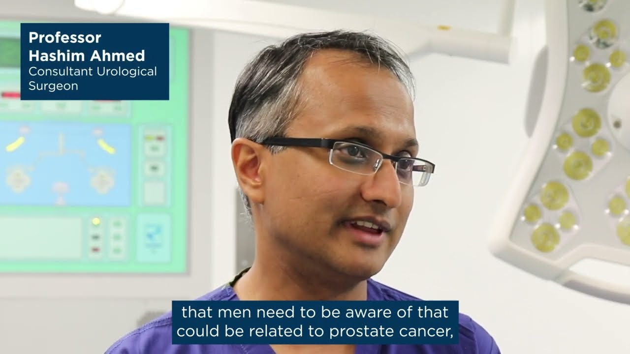 Professor Hashim Ahmed on the symptoms of prostate cancer | Cromwell Hospital
