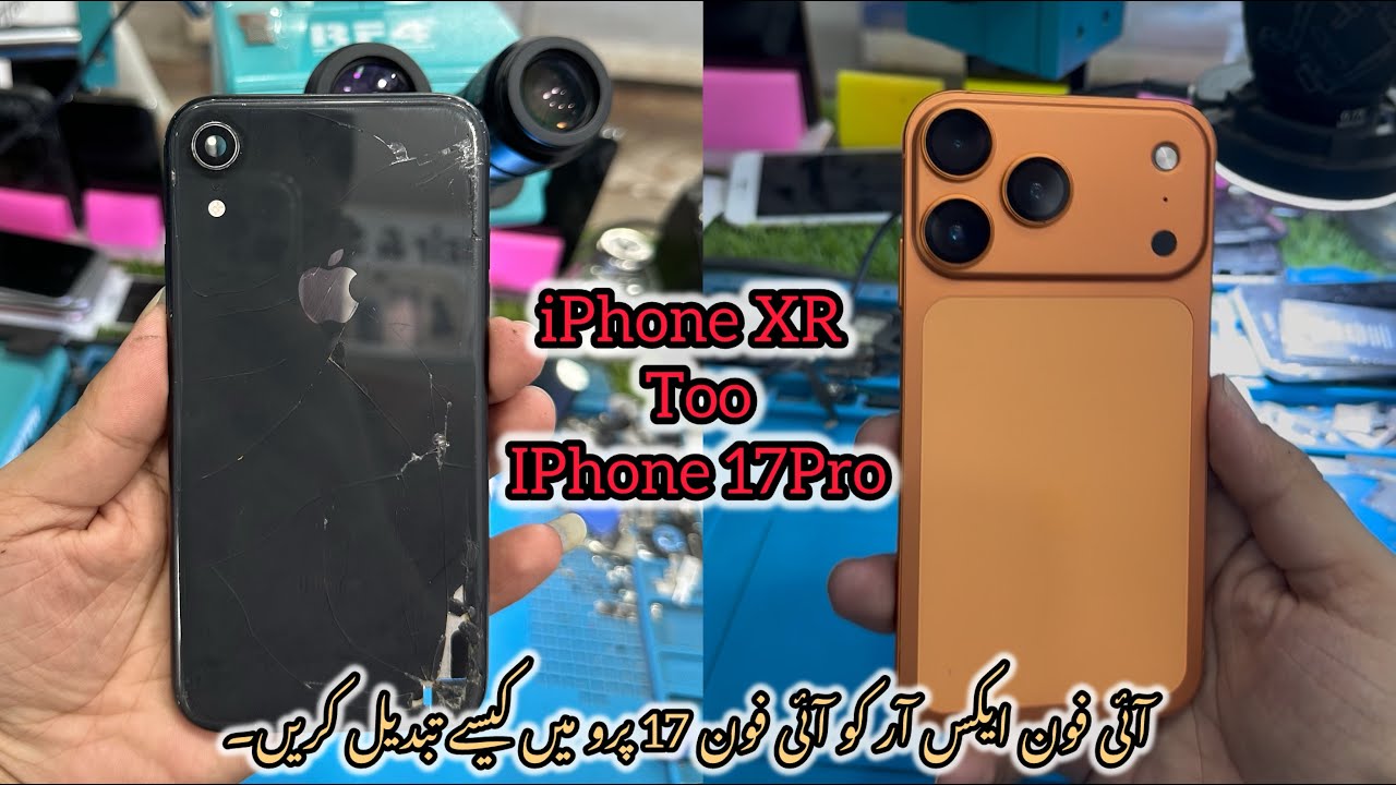 iPhone XR converte To iPhone 17Pro #iphonexr #iphone17pro 🔧 Wazir & Son’s Mobile Lab – Karachi