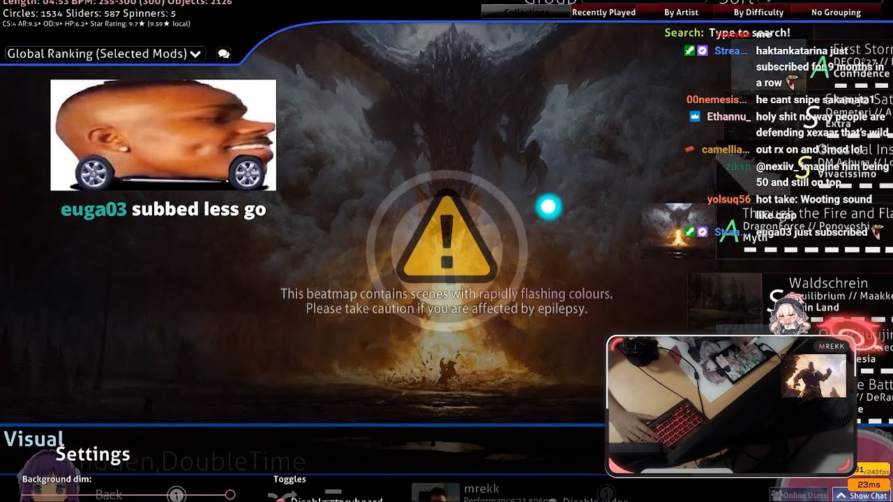 1275pp , Through the Fire and Flames DT, 2❌
