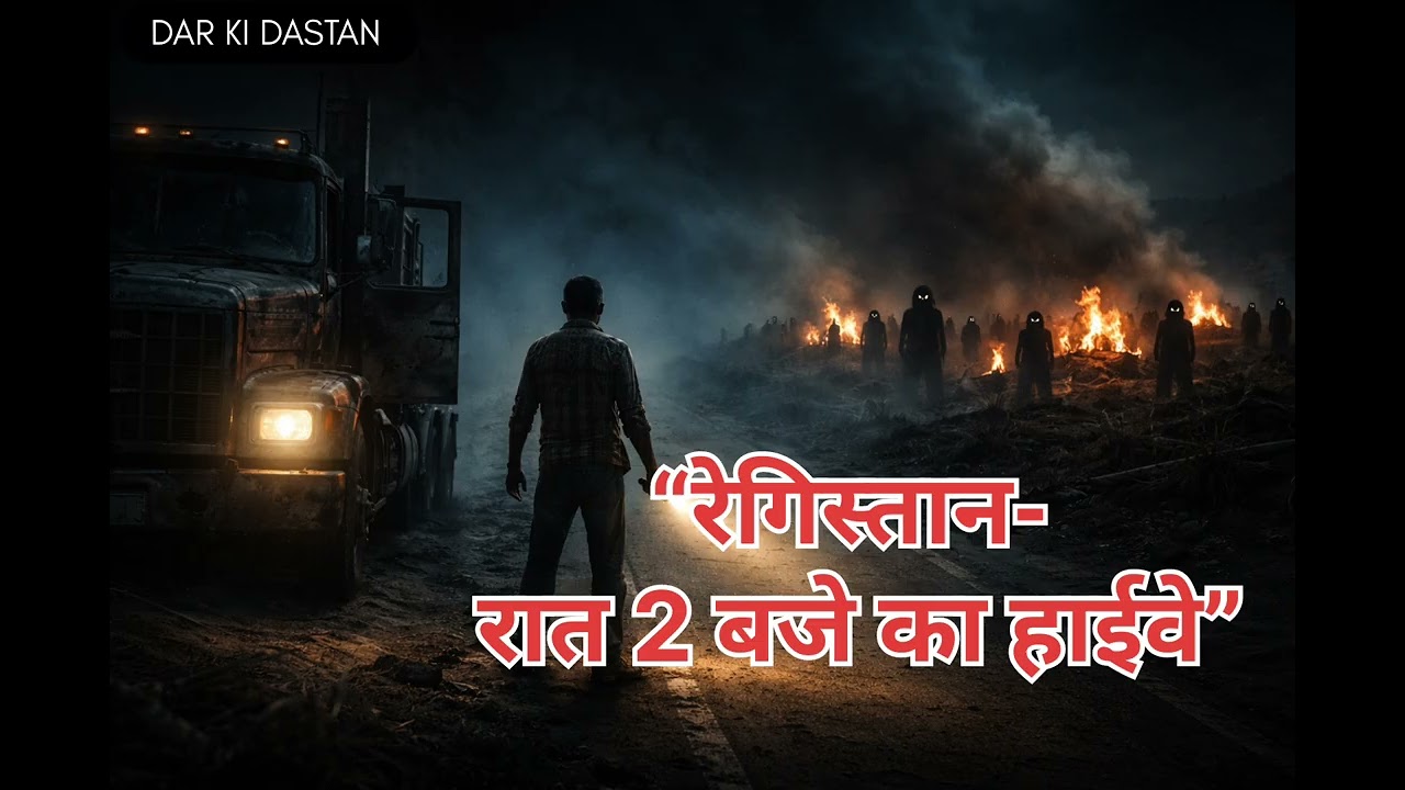 “रेगिस्तान का मौत वाला हाईवे | ट्रक ड्राइवर की सच्ची हॉरर कहानी | डर की दास्तान”