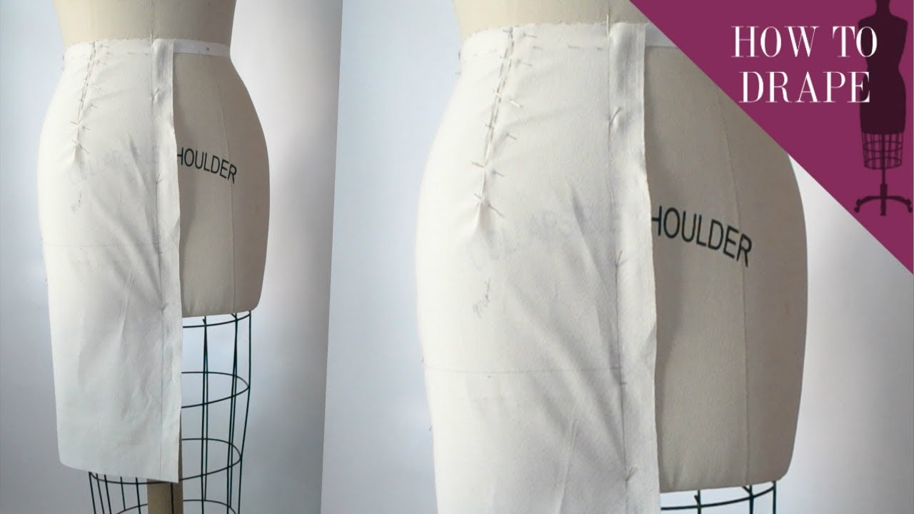 How To Drape A High Waist Pencil Skirt
