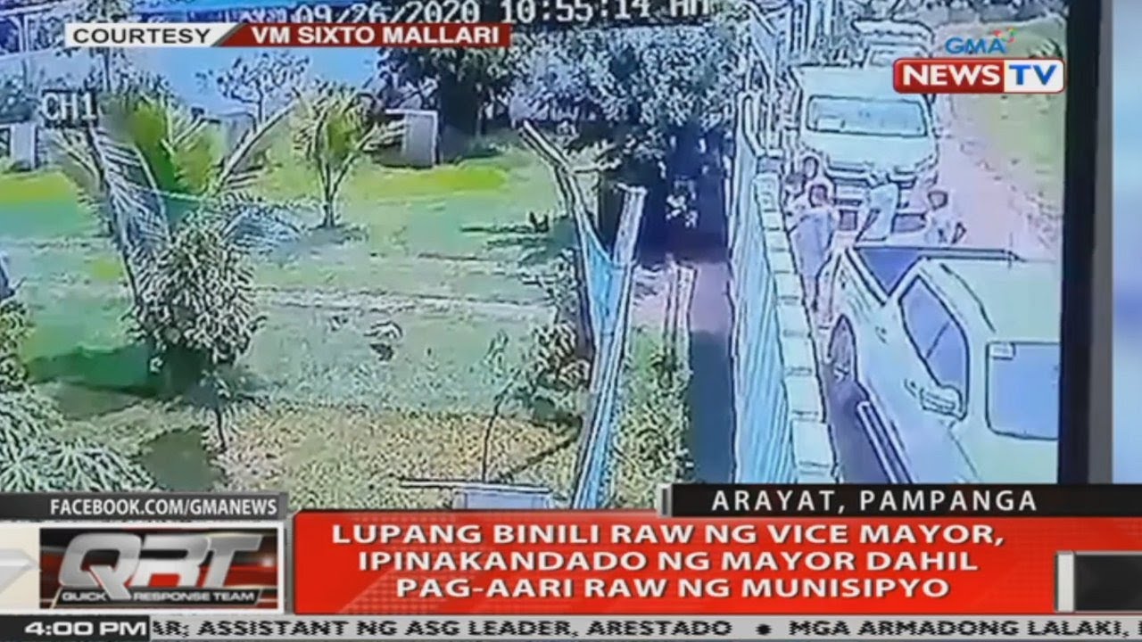 QRT: Lupang binili raw ng vice mayor, ipinakandado ng mayor dahil pag-aari raw ng munisipyo