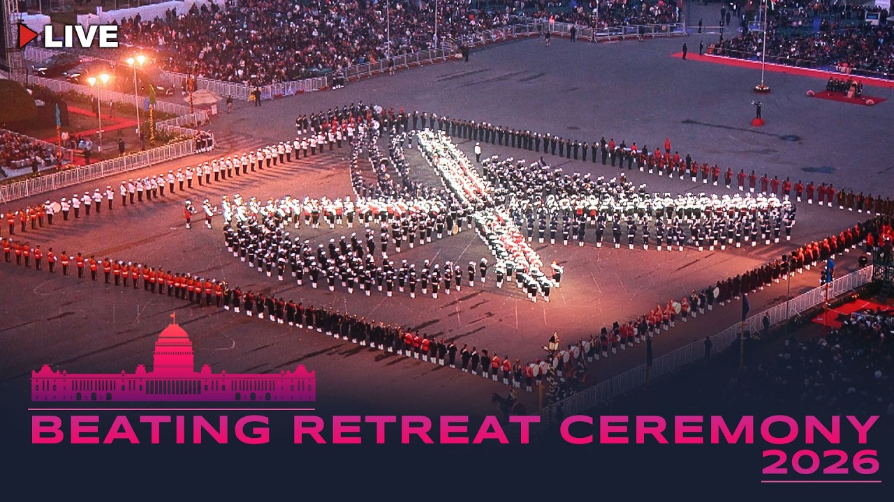 LIVE: Beating Retreat Ceremony - 2026