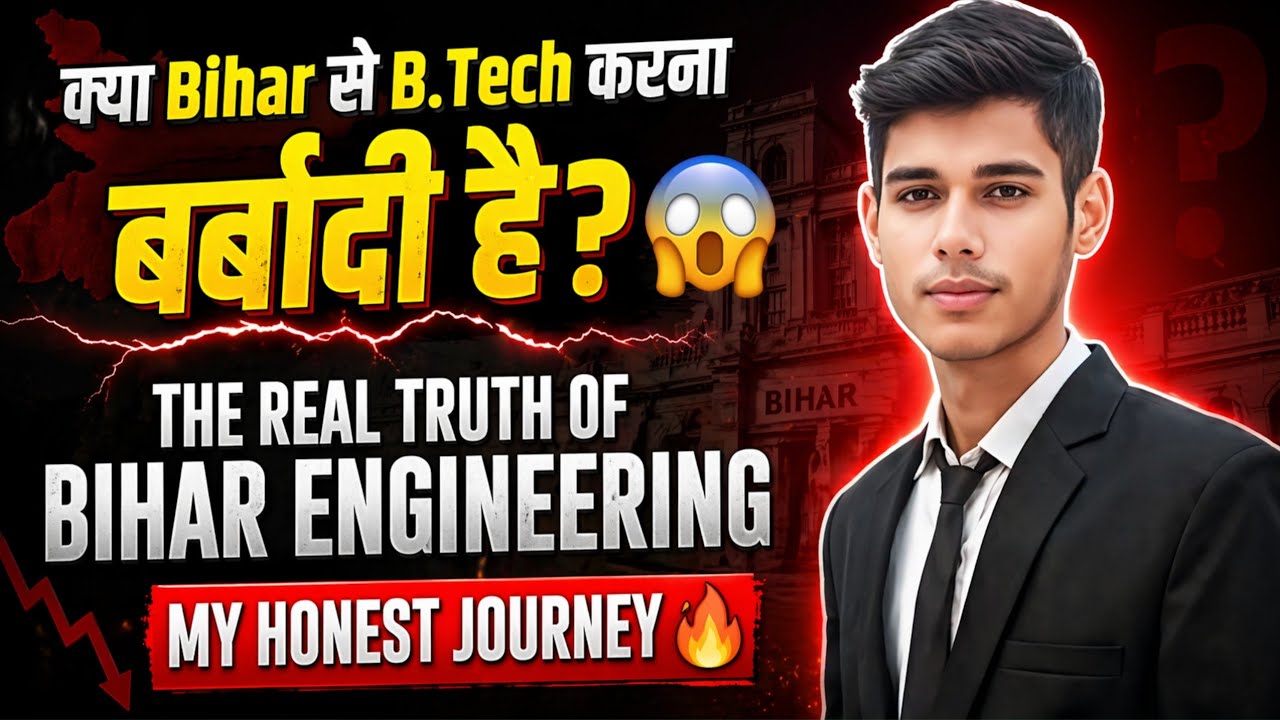Bihar Engineering 2026 😱 | Is it a big mistake to do B.Tech from Bihar? (Honest Truth)