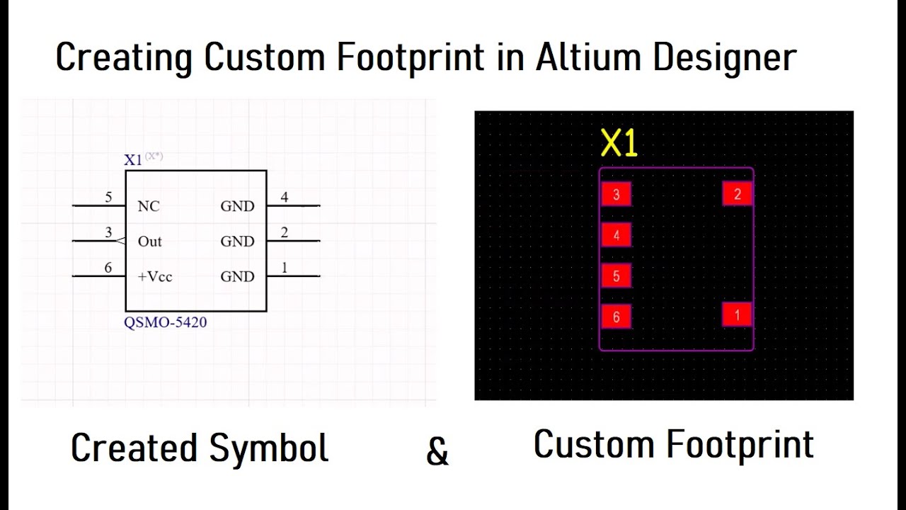 Altium Designer Tutorial | Create Custom PCB Footprint & Schematic Symbol Step by Step