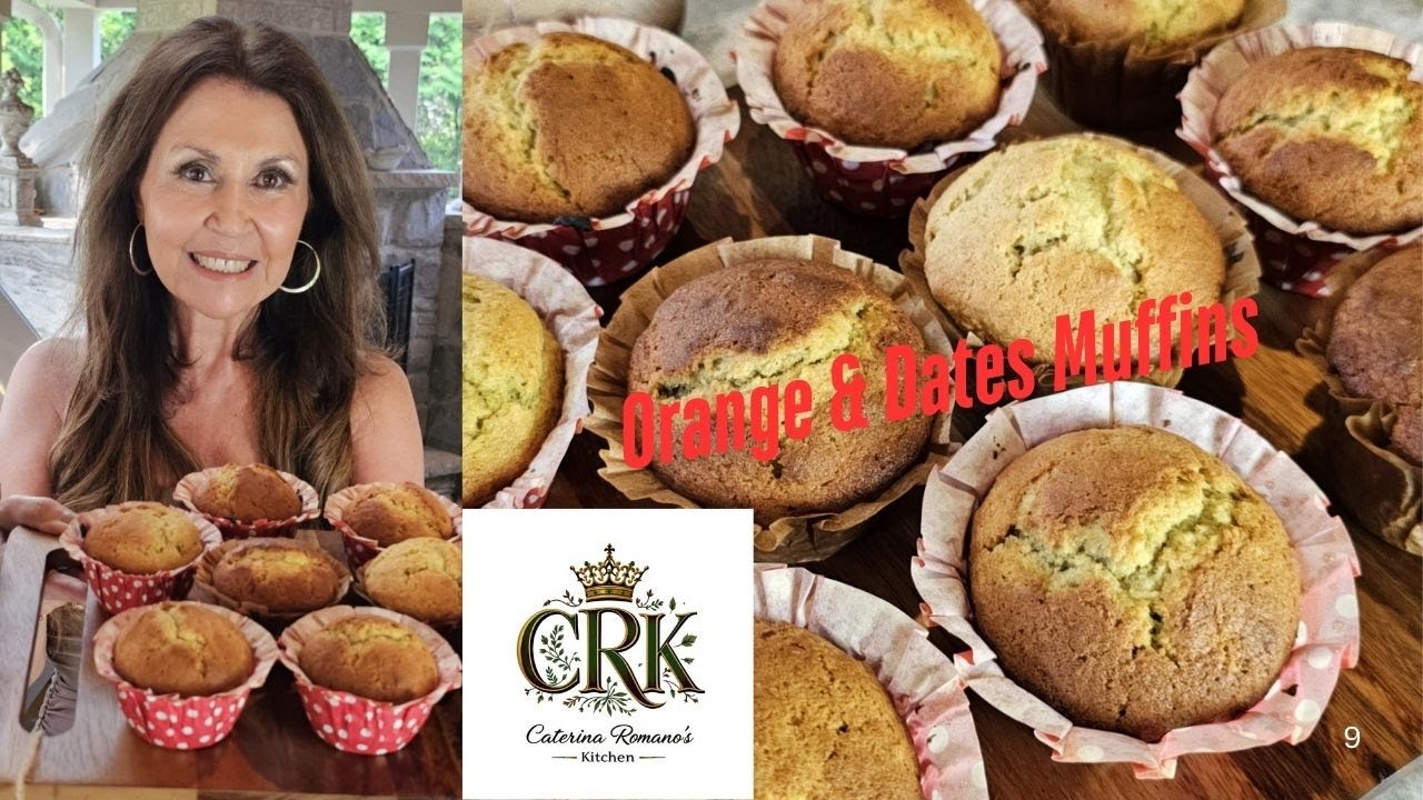Orange 🍊& Date Muffins  2025 🇨🇦 Food is my Love Language 🌻🌻