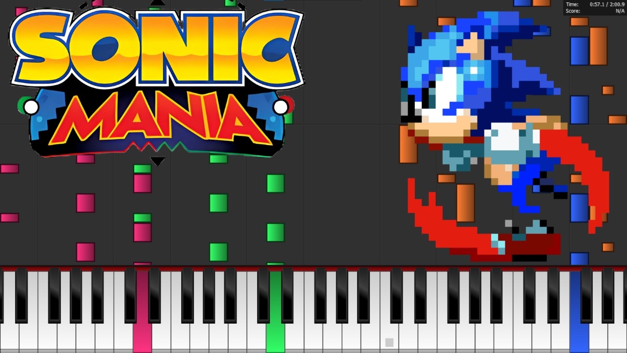 Metallic Madness Zone Act 1 - Sonic Mania (Piano Tutorial)