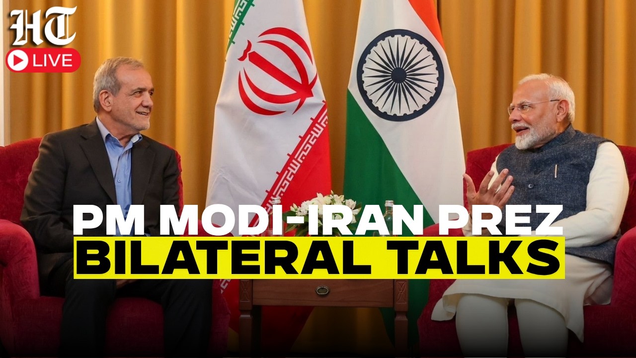 LIVE: PM Modi & Iran President Masoud Pezeshkian Hold Bilateral Talks | India-IRAN | BRICS Summit