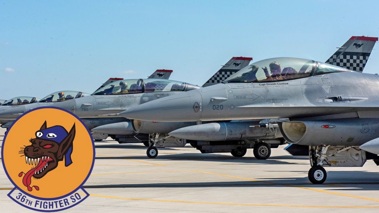 Летающие изверги. Мощные истребители F-16 Fighting Falcon ВВС США в Республике Корея