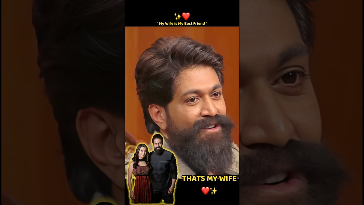Yash On His Wife Radhika Pandit❤️💯#shorts #yash #radhikapandit #love #podcast #trending #ytshorts
