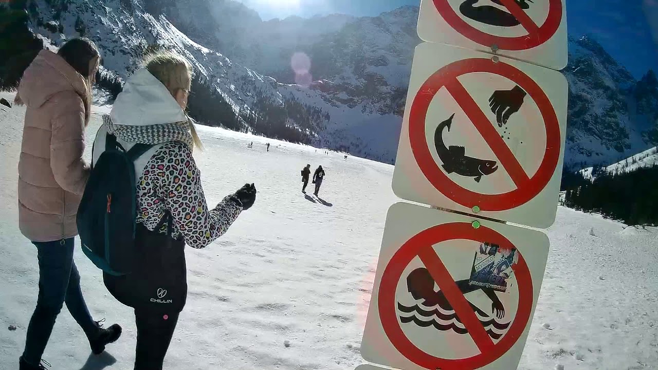 Morskie Oko i Czarny Staw zimą