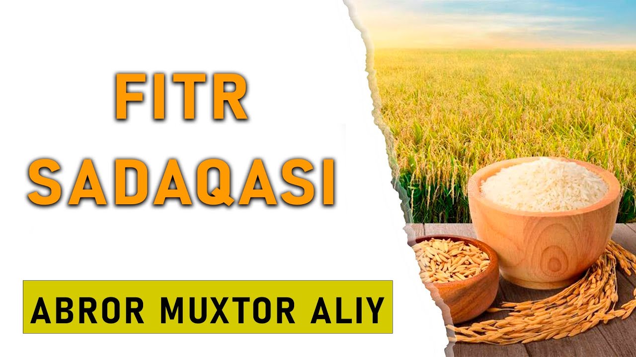 #SAVOL  ●  Fitr sadaqasi © Abror Muxtor Aliy