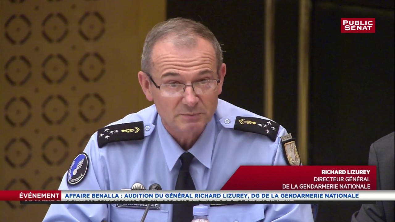 Affaire Benalla : Audition de Richard Lizurey, Directeur général de la gendarmerie