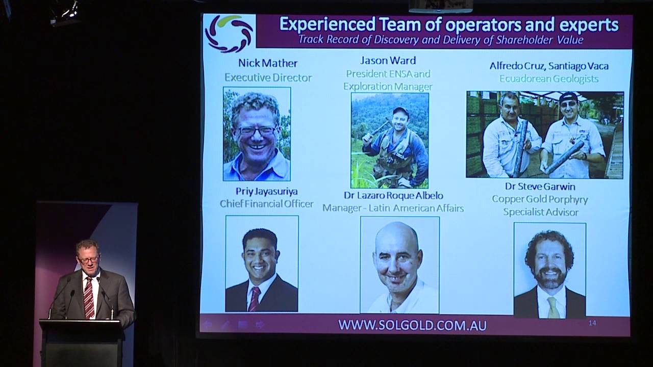 SolGold at Noosa Mining Conference 2015