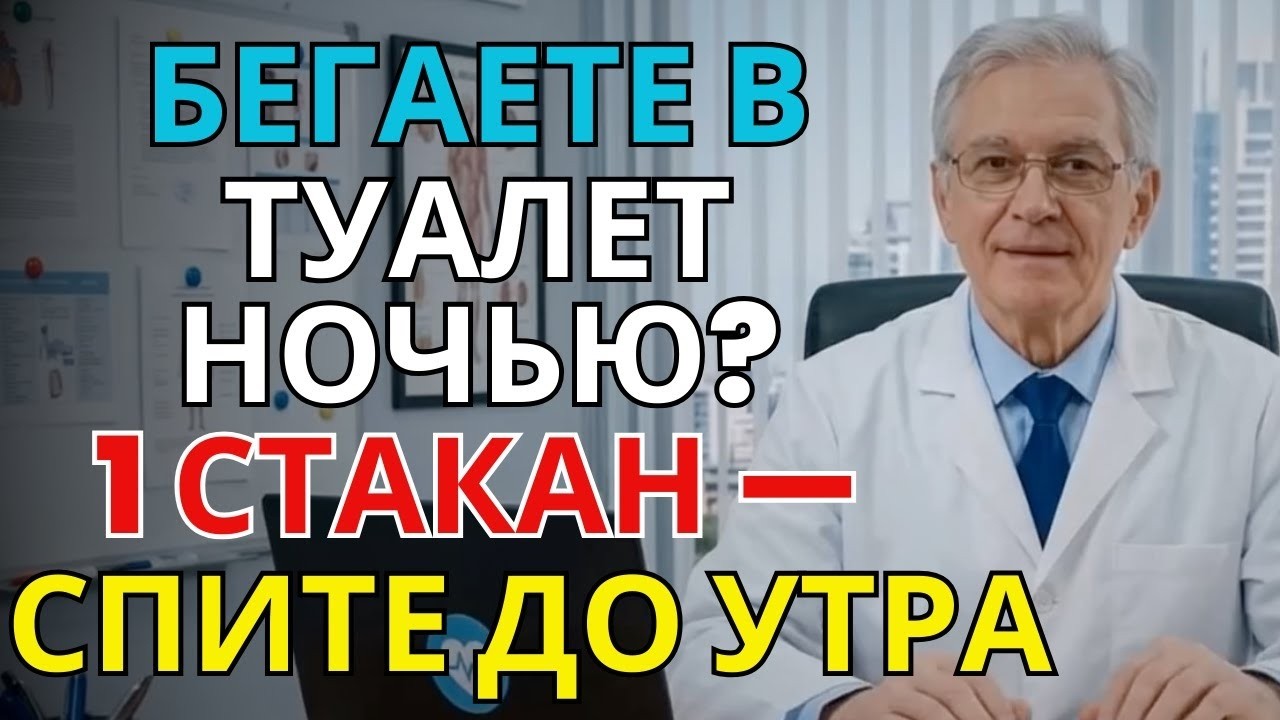 Почки очистятся ночью: выпейте 1 стакан перед сном — и забудьте о туалете | Секрет здоровья после 40