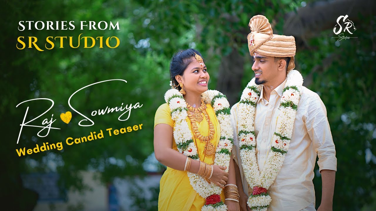 Raj & sowmiya | wedding candid video teaser | @SRStudio4wedding #weddingcandidvideo