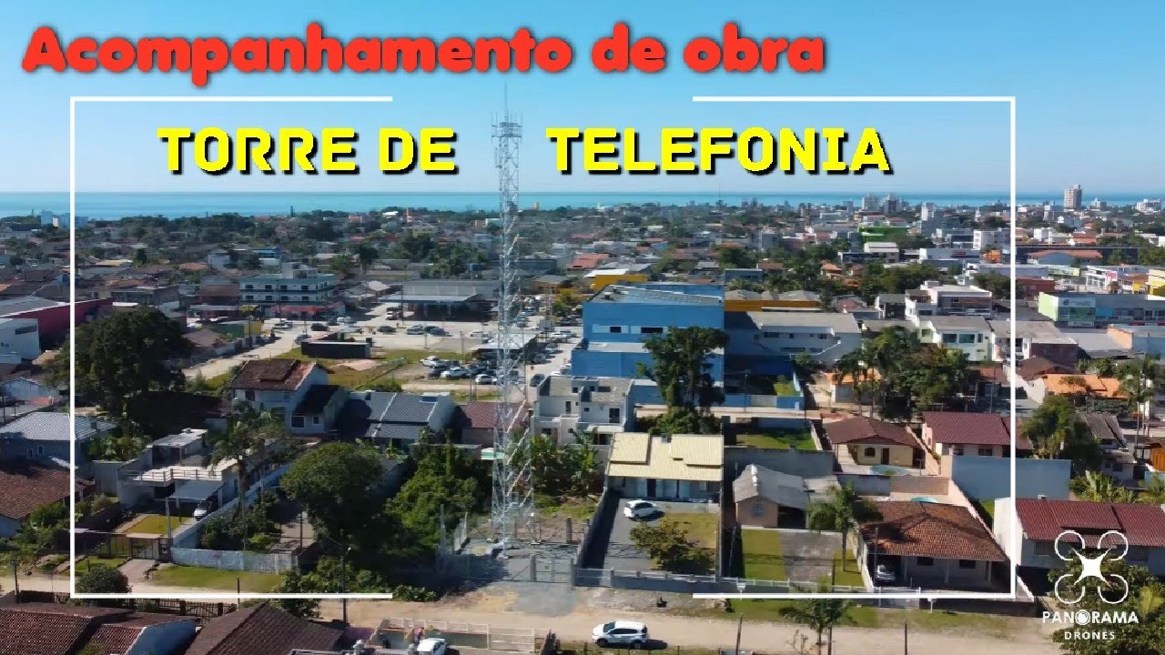 Acompanhamento de instalação de torre de telefonia celular